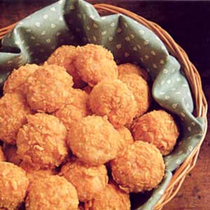 Crispy Ham and Cheese Balls