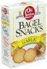 Old London bagel snacks garlic Calories