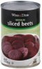 Winn Dixie beets sliced, medium Calories