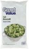 Great Value broccoli cut Calories