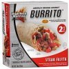 High Tech Burrito burrito steak fajita Calories