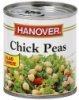 Hanover chick peas Calories