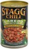 Stagg chili laredo, with beans. Calories