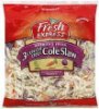 Fresh express cole slaw 3 color deli Calories