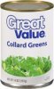 Great Value collard greens Calories
