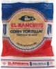 El Ranchito corn tortillas Calories