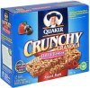 Quaker crunchy granola snack bars oats & berries Calories