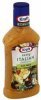 Kraft dressing fat free, zesty italian Calories