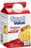 Great Value eggs original liquid Calories