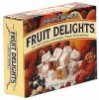 Liberty Orchards fruit delights candy with walnuts, pecans, macadamias Calories