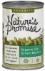 Natures Promise green beans organic cut Calories