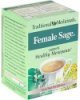 Traditional Medicinals herbs teas for women female sage Calories