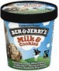 Ben & Jerrys ice cream milk & cookies Calories