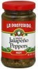 La Preferida jalapeno peppers whole, hot Calories