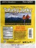 Tofurky jurky ginger teriyaki Calories