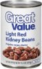 Great Value kidney beans light red Calories