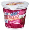 Hiland light fat free raspberry yogurt Calories