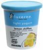 Lucerne light yogurt lemon chiffon Calories