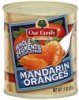 Our Family mandarin oranges whole segments, light syrup Calories