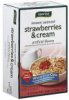 Spartan oatmeal instant, strawberries & cream Calories