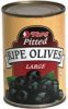 Tops pitted ripe olives, large Calories