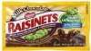 Raisinets raisins milk chocolate covered Calories