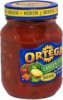 Ortega salsa garden style, medium Calories