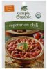 Simply Organic seasoning vegetarian chili Calories