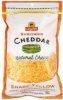 ShopRite shredded cheese natural, sharp yellow cheddar Calories