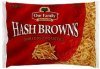 Our Family shredded potatoes hash browns Calories