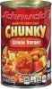 Schnucks  soup chunky sirloin burger Calories