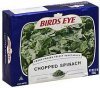 Birds Eye spinach chopped Calories