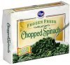 Kroger spinach chopped Calories