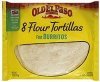 Old El Paso tortillas flour, for burritos Calories