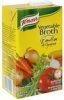 Knorr vegetable broth Calories