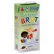 B.R.A.T. Diet tummy soother organic b.r.a.t, original Calories