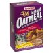 organic instant oatmeal with raisins, dates and walnuts