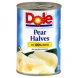 pear halves in 100% juice