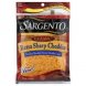 Sargento classic shredded cheese natural, extra sharp cheddar Calories
