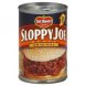 Del Monte sloppy joe sauce, original recipe Calories