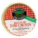 flaky, homestyle pie crusts 9 inch deep dish