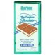 dark chocolate flavored bar mint creme filled