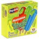 green slime ice pops