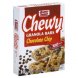 granola bars chewy, chocolate chip