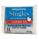 singles american cheese, yellow