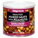 mixed nuts with peanuts, roasted, lightly salted