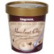 super premium ice cream hazelnut chip