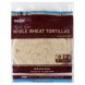 tortillas whole wheat, fajita size, 8 inch