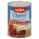 pie filling cherry, lite