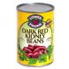 kidney beans dark red